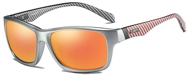 Slnečné okuliare DUBERY Revere 8 Silver / Orange
