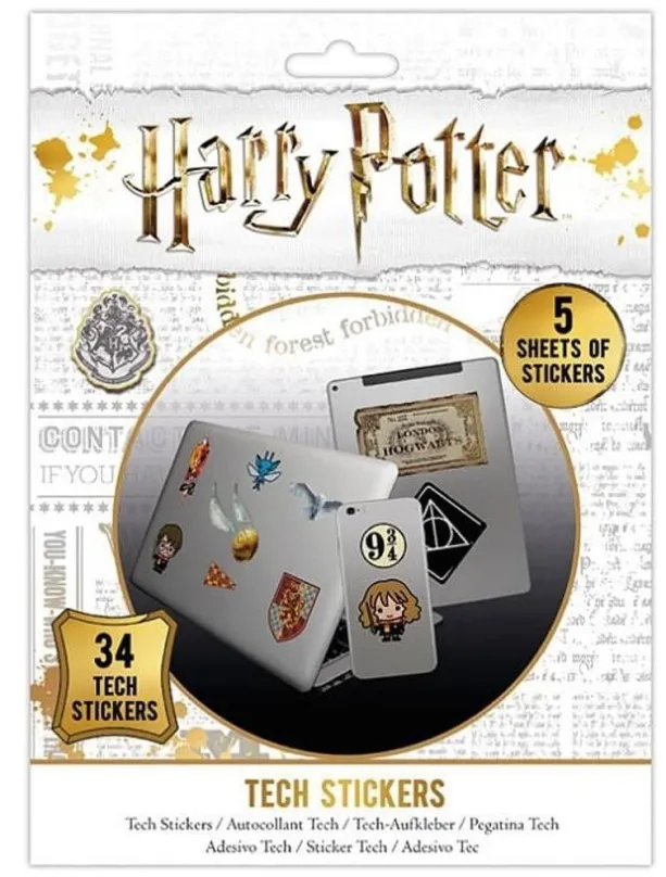 Súprava vinylových samolepiek Harry Potter - Artefakty