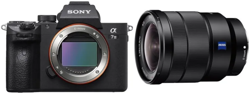 Digitálny fotoaparát Sony Alpha A7 III + FE 16-35mm f/4.0 čierny
