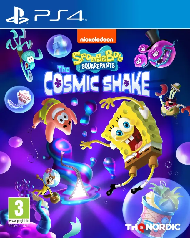 Hra na konzole SpongeBob SquarePants: The Cosmic Shake - PS4