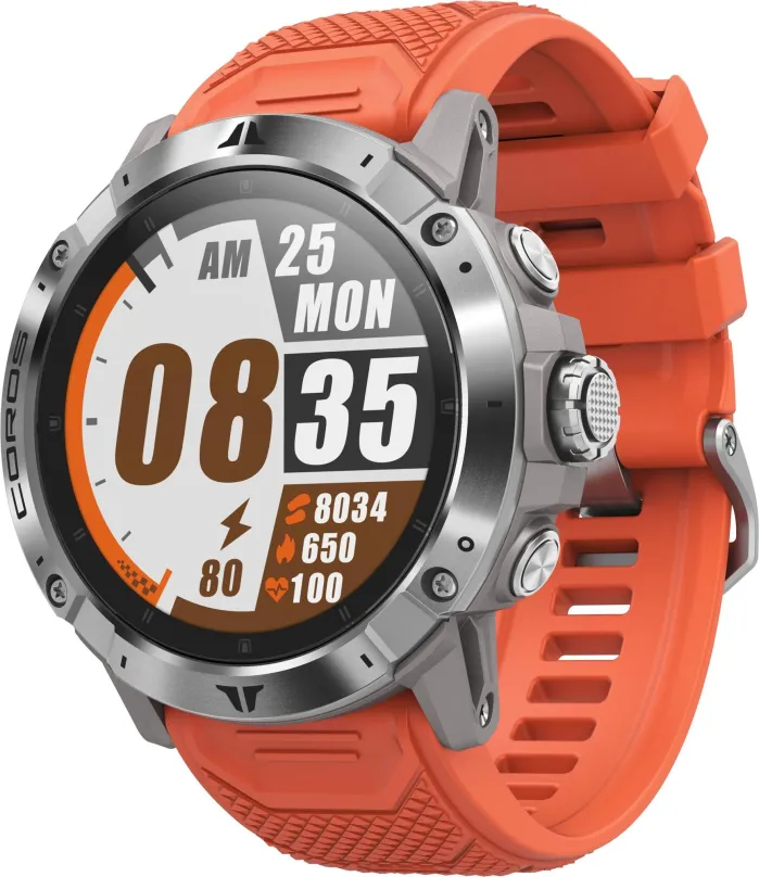 Chytré hodinky Coros VERTIX 2 GPS Adventure Watch Lava, pre mužov aj ženy, LCD displej, GP