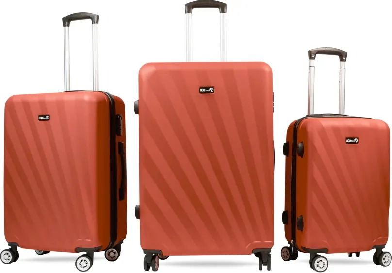 Sada kufrov Aga Travel Sada cestovných kufrov MR4653 Červená