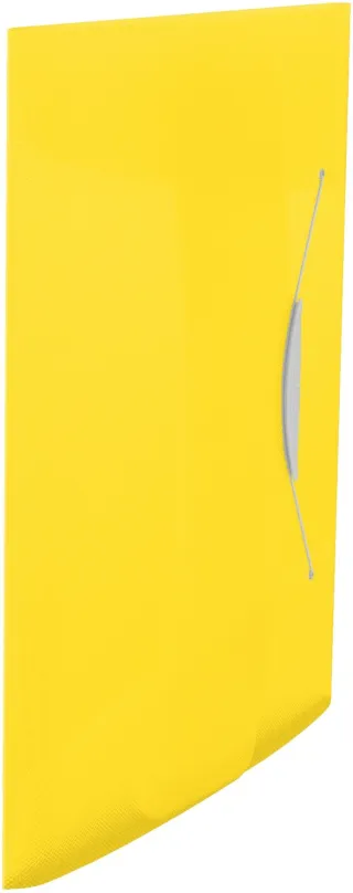 Dosky na dokumenty ESSELTE VIVIDA A4 s gumičkou, transparentná žltá