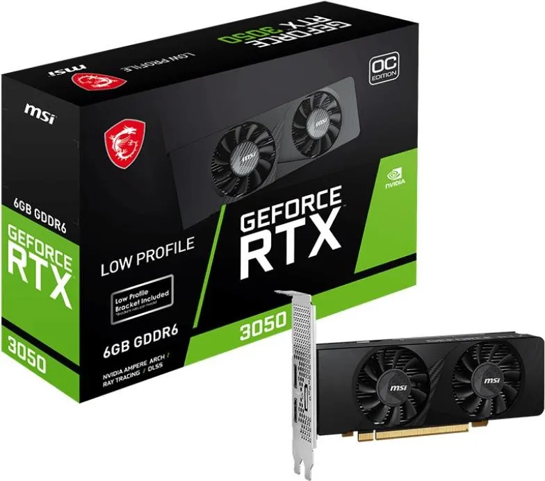 Grafická karta MSI GeForce RTX 3050 LP 6G OC