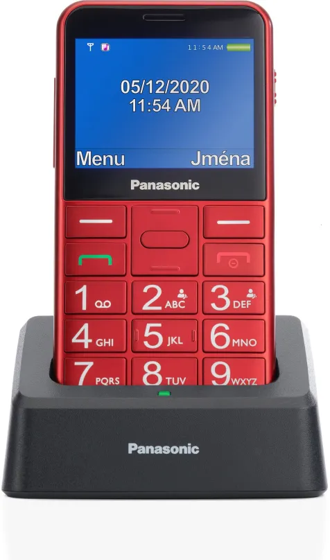 Mobilný telefón Panasonic KX-TU155EXRN červená