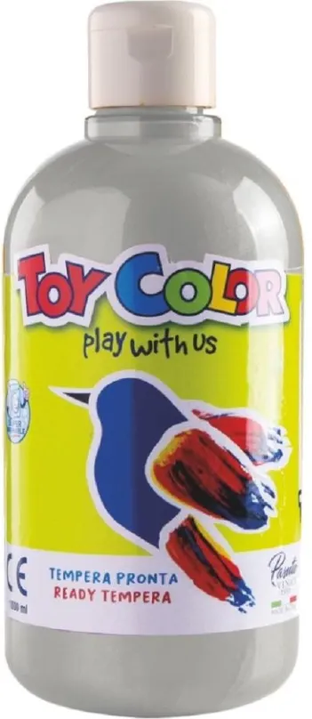 Tempery Temperová farba Toy color 500ml - strieborná