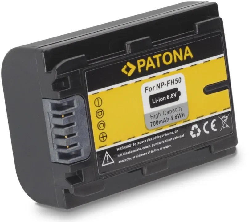 Batérie pre fotoaparát Paton pre Sony NP-FH50 700mAh Li-Ion