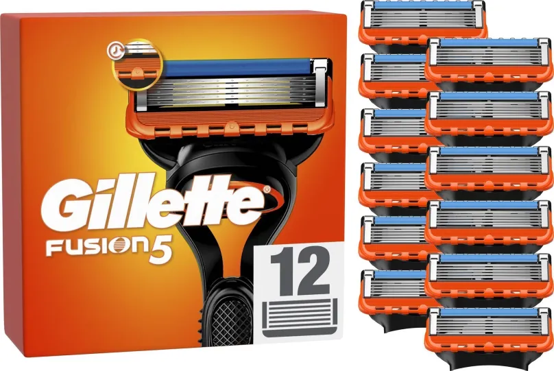 Pánske náhradné hlavice GILLETTE Fusion5 12 ks