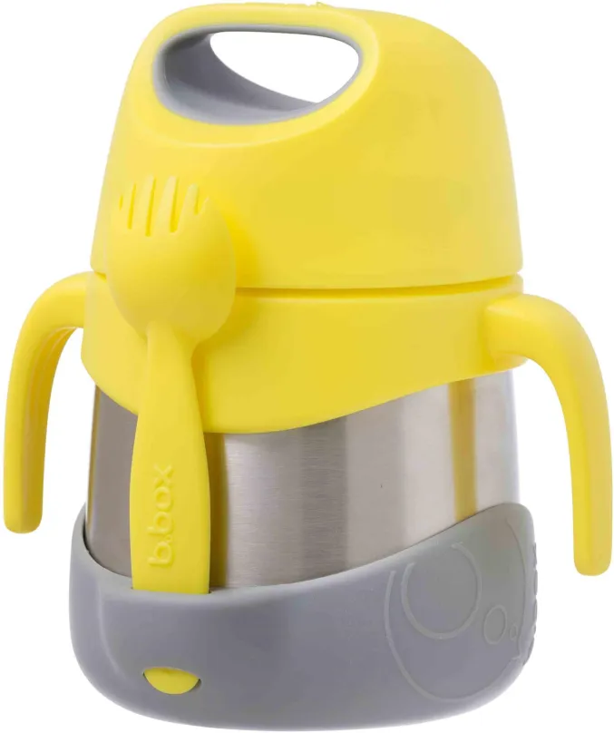 Detská termoska B.Box Termoska na jedlo žltá/sivá 335 ml