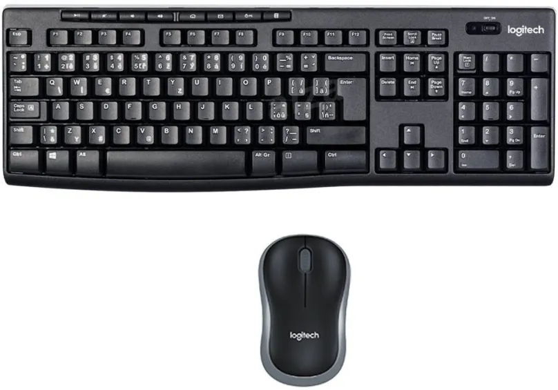 Set klávesnice a myši Logitech Wireless Combo MK270 - SK/SK