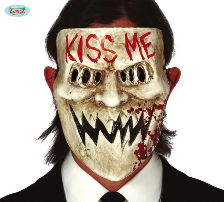 Karnevalová maska Maska Horor "Kiss Me" - Očista - Volebný Rok - The Purge: Election Year - Halloween