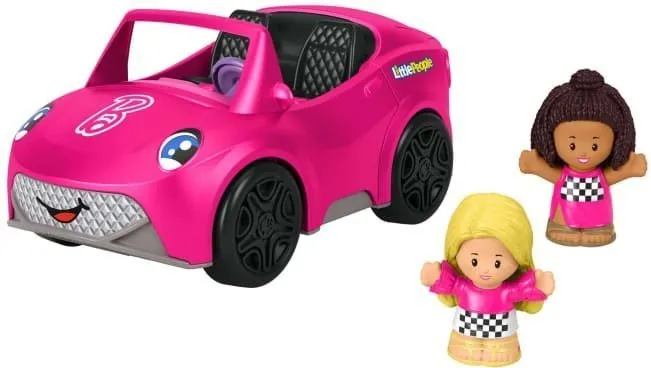 Auto Fisher Price Little People Barbie Kabriolet so zvukmi