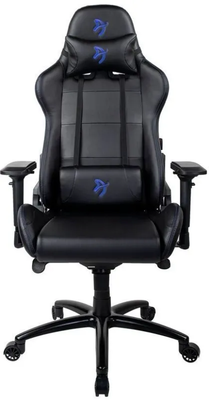 Herný stoličky AROZZI VERONA Signature PU čierna s modrým logom