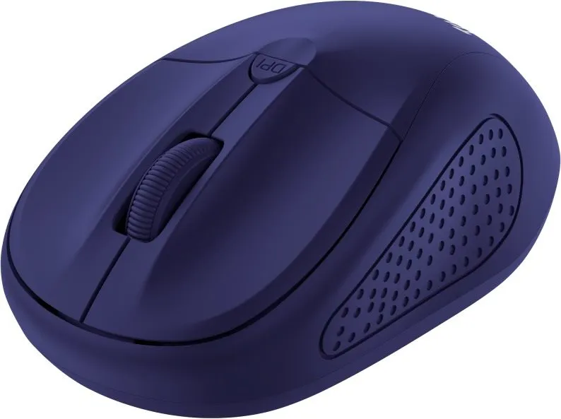 Myš Trust Primo Wireless Mouse Matt, modrá, bezdrôtová, optická, symetrická, pripojenie sk