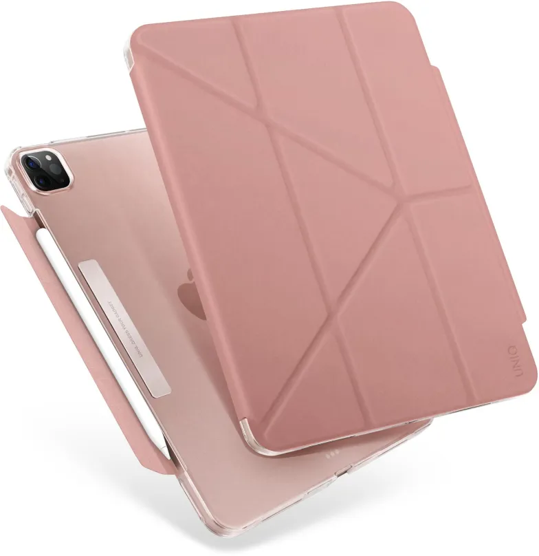 Púzdro na tablet UNIQ Camden púzdro pre iPad 11" (2021/2020), peóny (pink)