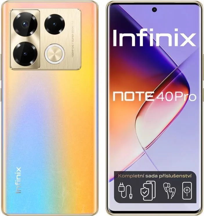 Mobilný telefón Infinix Note 40 PRO 12GB/256GB Titan Gold