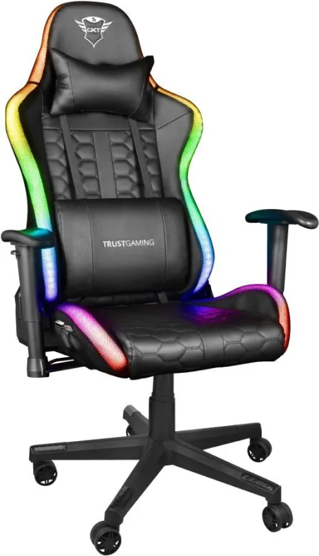 Herná stolička Trust GXT 716 Rizza RGB LED Gaming Chair