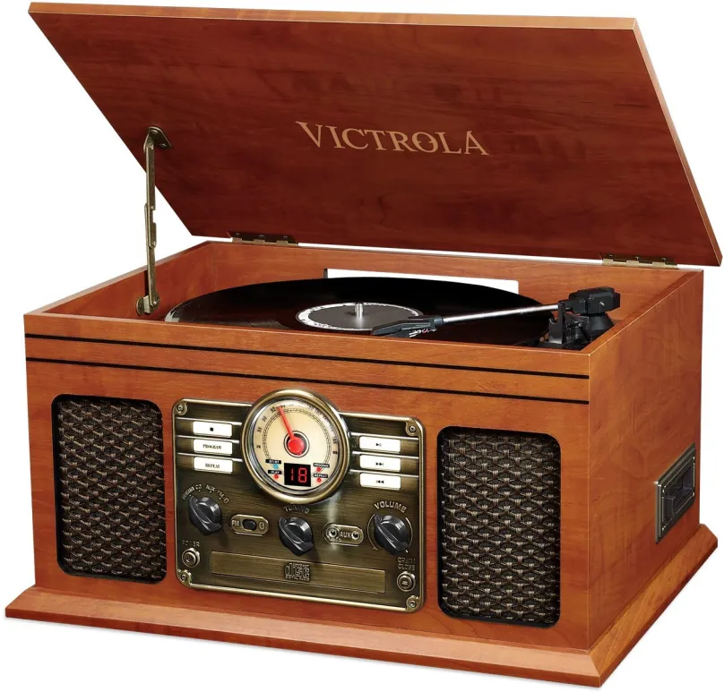 Gramofón Victrola VTA-200B hnedý
