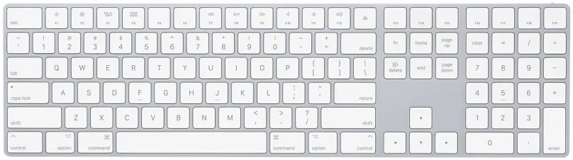 Klávesnica Apple Magic Keyboard s číselnou klávesnicou, strieborná - US