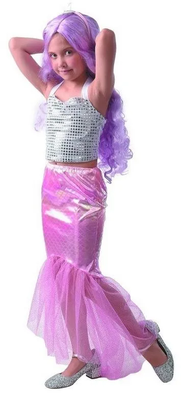 Kostým MaDe Šaty na karneval - morská panna, 130 - 140 cm