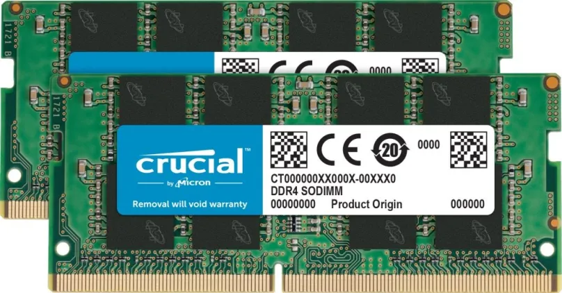 Operačná pamäť Crucial SO-DIMM 16GB KIT DDR4 SDRAM 2400MHz CL17 Single Ranked x8