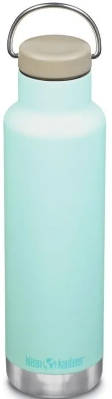 Termoska Klean Kanteen Insulated Classic w/Loop Cap, blue tint, 592 ml