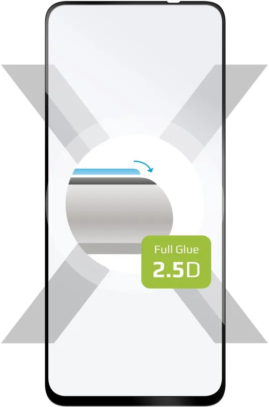 Ochranné sklo FIXED FullGlue-Cover pre Xiaomi POCO M4 Pre čierne
