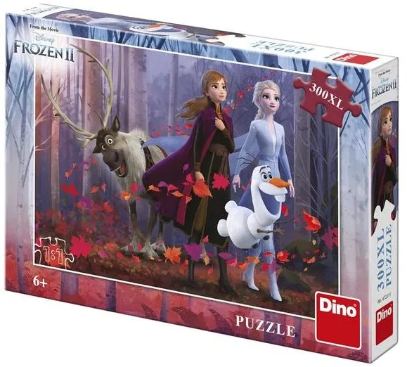 Puzzle Dino Frozen, 300 dielikov v balení, téma filmy a seriály, vhodné od 6 rokov