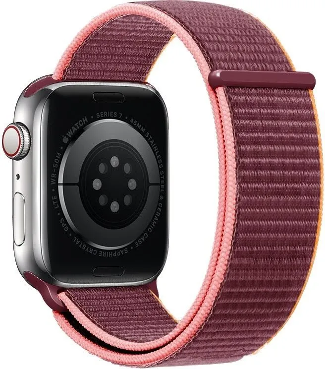 Remienok Eternico Airy pre Apple Watch 38mm / 40mm / 41mm Dark Red and Pink edge