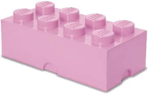 Úložný box LEGO Úložný box 8 250 x 500 x 180 mm - svetlo ružový