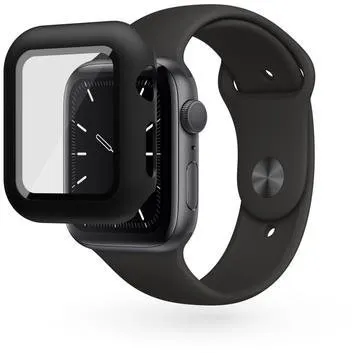 Ochranný kryt na hodinky Epico tvrdené púzdro pre Apple Watch 7 (41mm) - čierne
