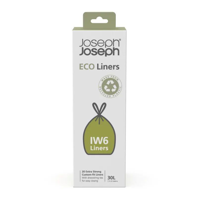 JOSEPH JOSEPH Extra pevné vrecká na odpadky Totem Max IW6 Eco Liners 30134, 30L, 20ks