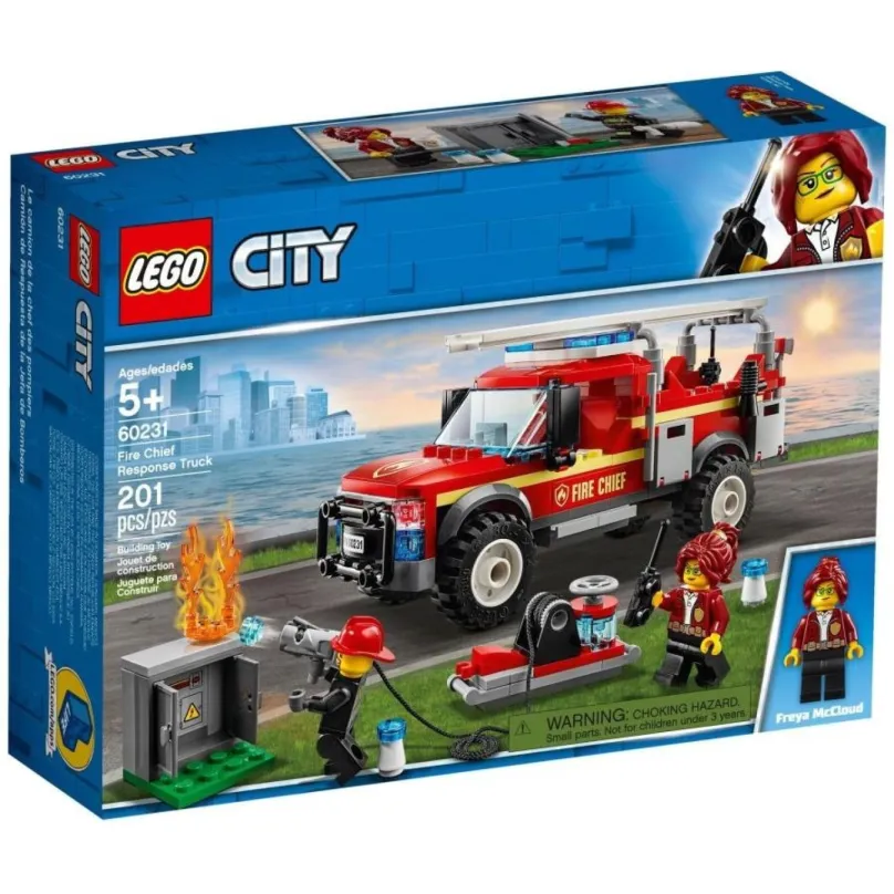 LEGO stavebnice LEGO City Town 60231 Zásahový voz veliteľky hasičov