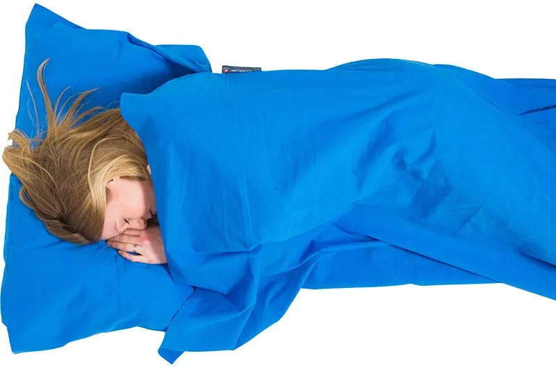 Vložka do spacáku Lifeventure Cotton Sleeping Bag Liner blue mummy