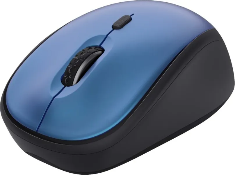 Myš Trust YVI+ Wireless Mouse ECO certified - BLUE/modrá, bezdrôtová, optická, symetrická,