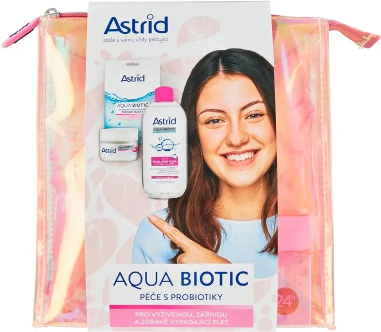 Darčeková kozmetická sada ASTRID Aqua Biotic Triopack 450 ml