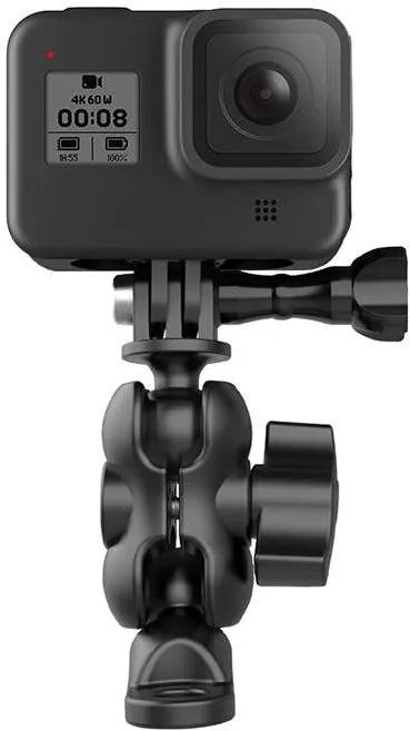 Príslušenstvo pre akčnú kameru Telesin držiak na spätné zrkadlo motocykla na športové kamery, čierny