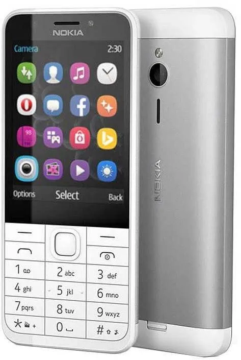 Mobilný telefón Nokia 230 biela Dual SIM
