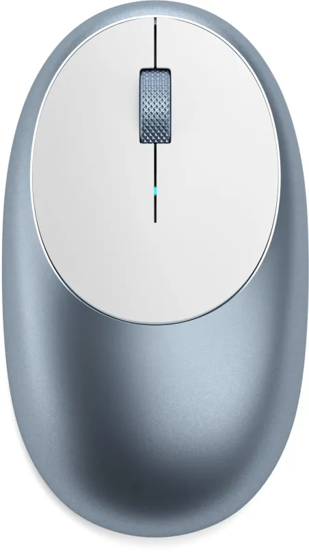 Myš Satechi M1 Bluetooth Wireless Mouse - Blue, bezdrôtová, optická, symetrická, pripojeni
