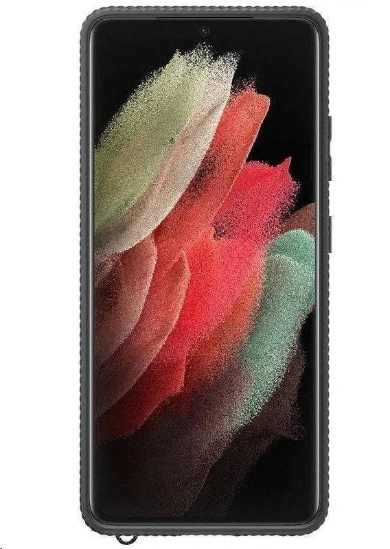 Kryt na mobil Samsung Clear Protective Kryt pre Galaxy S21 Ultra Black