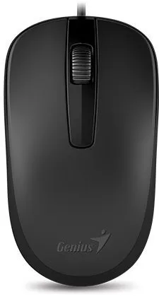 Myš Genius DX-120 Calm black, drôtová, optická, symetrická, pripojenie cez USB, citlivosť