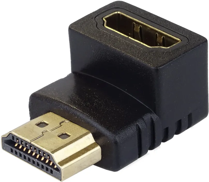 Redukcia PremiumCord HDMI M -> HDMI F, podpora 1080p HDTV - zahnutá