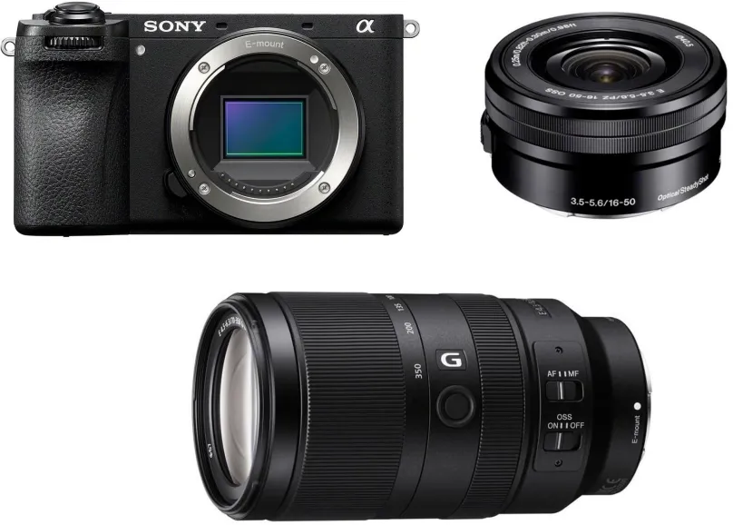 Set Sony Alpha A6700 + E PZ 16-50 mm f/3,5-5,6 + E 70-350 mm f/4.5-6.3 G OSS