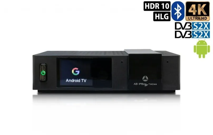 Satelitný prijímač AB IPBox TWO (Android, 2x DVB-S2X)