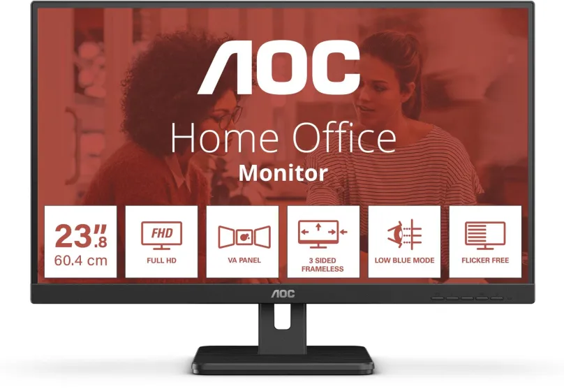 LCD monitor 23,8" AOC 24E3UM