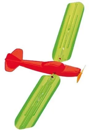 Lietajúci drak Günther drak Turboprop jednošnúrový 3D