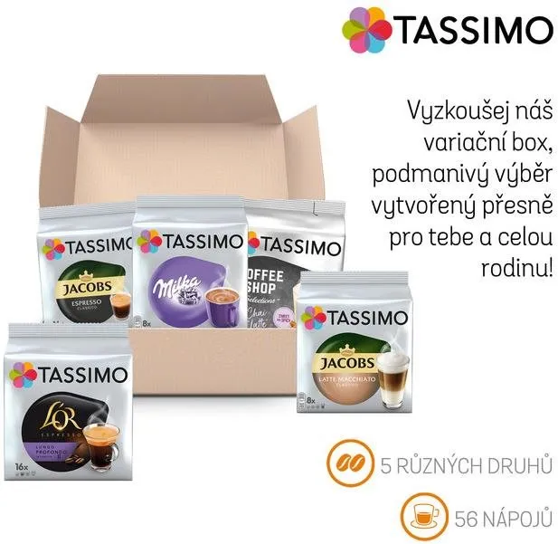 Kávové kapsule Tassimo Family mixpack