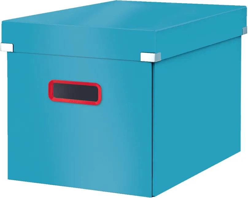 Archivačná krabica LEITZ Cosy Click & Store veľkosť L, 32 x 31 x 36 cm, modrá