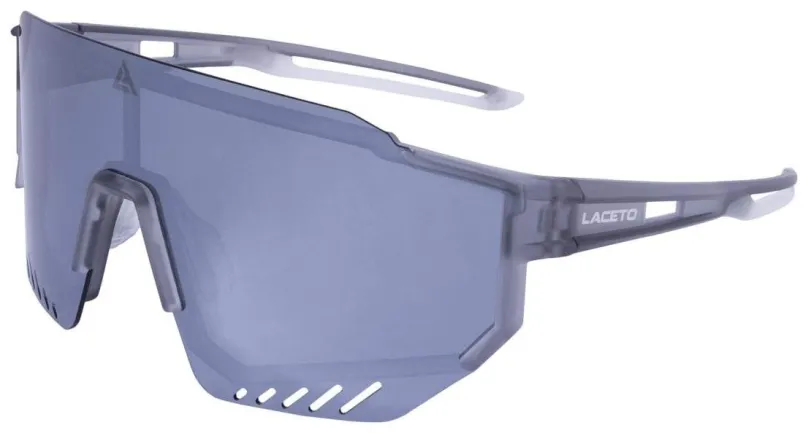 Cyklistické okuliare LACETO Ren Polar grey - silver – Polarizačné