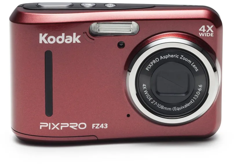 Digitálny fotoaparát Kodak FriendlyZoom FZ43 červený
